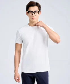 Áo Phông Nam Slimfit Thun Rib Cotton Mềm