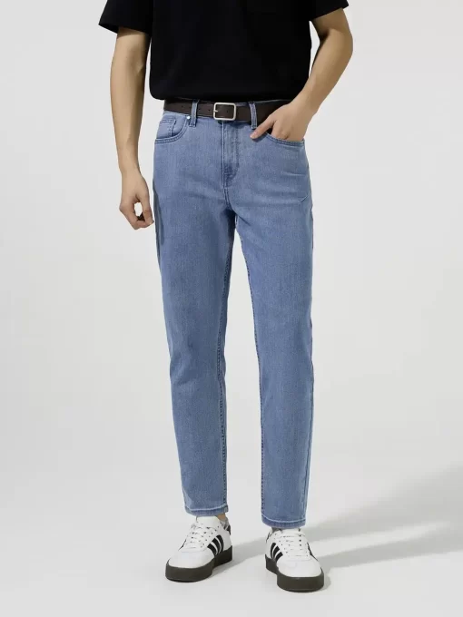 Quần Jean Nam Baggy Tôn Dáng Rayon-
